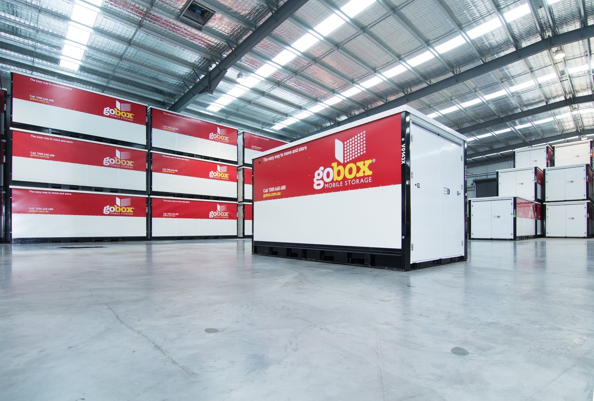 gobox units at the warehouse