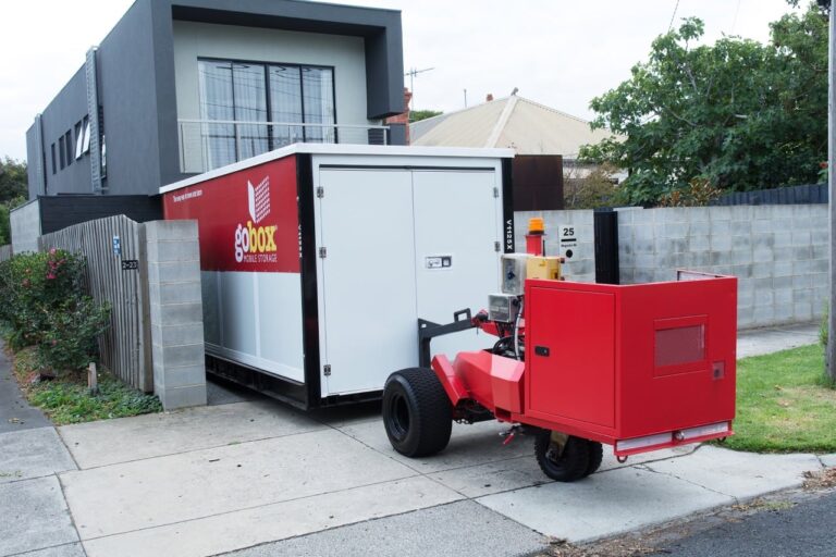 delivering gobox to a house