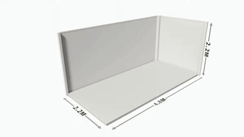 gobox Large Storage Unit - 4.8m x 2.2m x 2.2m portable container